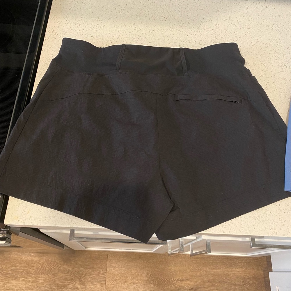 Athleta Trekkie North Shorts Bundle - Size 10 Black & Coastline Blue